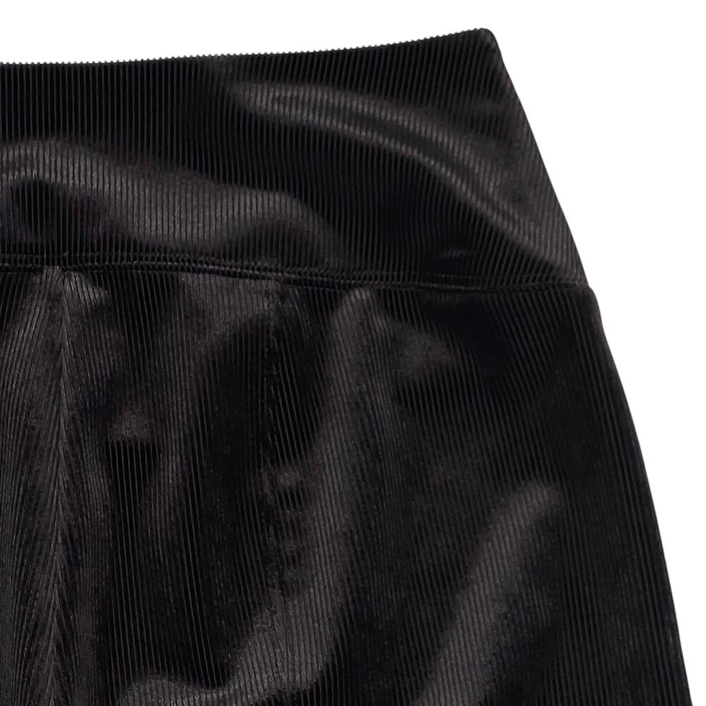 White House Black Market Leggings Womens 10 Short Black Corduroy Stretch Runway - Picture 10 of 12